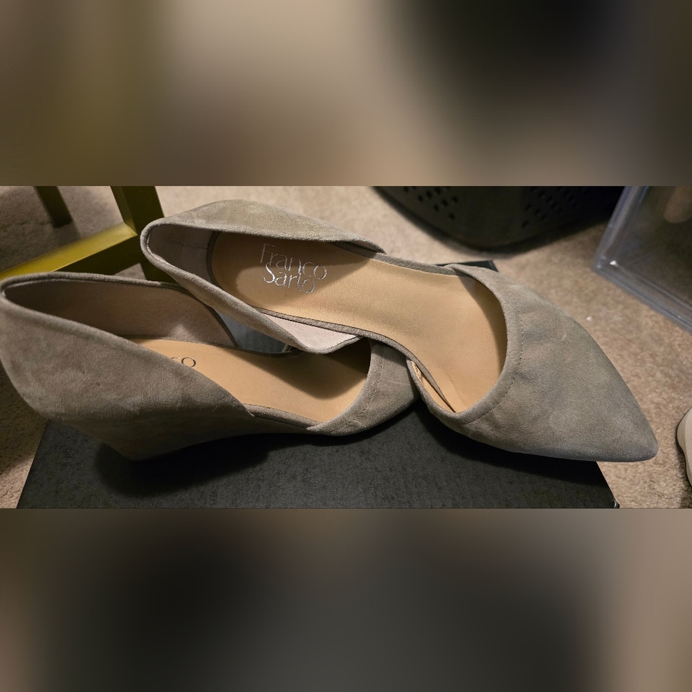 Franco Sarto Women's Suede Wedge Size 10